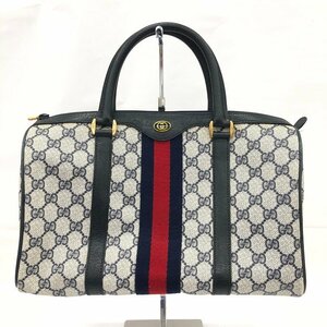 GUCCI　グッチ　GGスプリーム　シェリー　ミニボストンバッグ　24.02.007【CEBD4074】