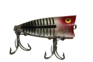 ■s4044 HEDDON CHUGGER ヘドン チャガー Jr オールド 希少 xrs クリア 骨■