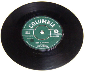 45rpm/ High Class Baby - Cliff Richard With The Drifters - My Feet Hit The Ground/ 50s,ロカビリー,Columbia,Orig,イギリス盤,UK,1958