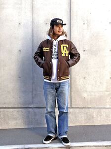 Standard California/スタンダードカリフォルニア SD Varsity Jacket XL 試着のみ スタジャン アワードジャケット ヴァーシティジャケット