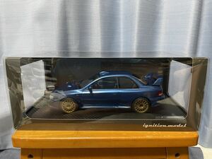 IG ミニカー SUBARU 1/18イグニッションモデル スバル インプレッサ 22B-STi Version (GC8改) ブルー 1636 ラリーカスタム ignition model