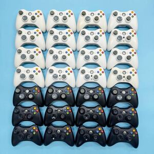 【Microsoft / マイクロソフト】28個セット　純正　Xbox 360　ワイヤレス コントローラー　WIRELESS CONTROLLER　無線　本体　コントローラ