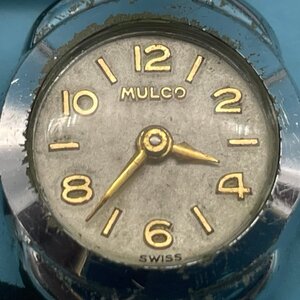 【12526】レディース 腕時計 MULCO SWISS スイス 手巻き アンティーク レトロ ビンテージ お洒落 希少 稼働品