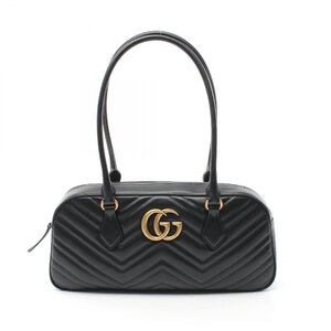 グッチ GGマーモント ミディアム トップハンドルバッグ ブランドオフ GUCCI レザー トートバッグ レザー レディース