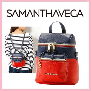 ○★新品 未使用 Samantha Vega フレットシーガルカブリロリュック○●