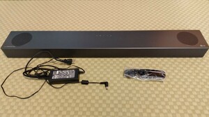 LG ワイヤレスサウンドバー S75QC 3.0.2ch対応サウンドバー 23年製 ハイレゾ 160W DolbyAtmos Bluetooth HDMI (SN7CY)