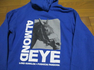 激レア　ALMOND EYE　スウェット　パーカー　Ｍサイズ　競馬　馬　アーモンドアイ　LORD KANALOA FUSAICHI PANDORA