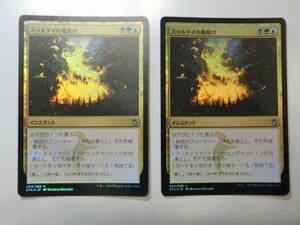 【MTG】★Foil　スゥルタイの魔除け　日本語2枚セット　タルキール覇王譚　KTK　アンコモン