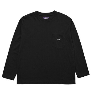 ノースフェイス☆THE NORTH FACE PURPLE LABEL☆7oz L/S Pocket Tee☆定価9680円☆レディースSですが、大きめ☆黒