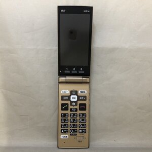 【中古品】KYOCERA(京セラ) KYF38 かんたんケータイ ※キャリア：au [3]（管理番号：046109）