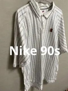 Nike 90s 銀タグ　ポロシャツ　テニスコートロゴ