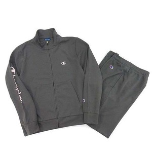 チャンピオン CHAMPION C VAPOR カノコ ジャージ 上下 セットアップ ジャケット パンツ M グレー 2024SS レディース