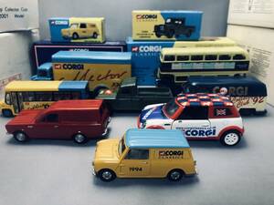 コーギー 【８個】コレクターズクラブ会員限定ダイキャストモデル・MINI VAN 1/43他　1990～2000年代