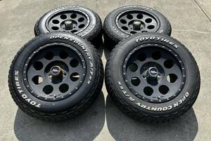 【ホワイトレター OPEN COUNTRY A/T EX 215/70R16 SOLID RACING アルミ ホイール 16×8JJ +30 5穴 PCD114.3 X-TRAIL 4WD SUV】