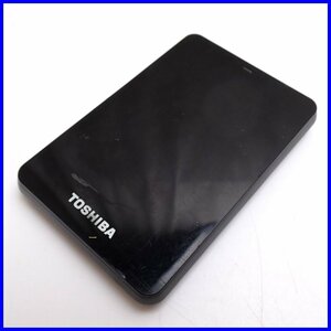 ★TOSHIBA/東芝 ポータブルHDD 1TB V63600-D/ブラック/外付けハードディスク/動作品&0435800030