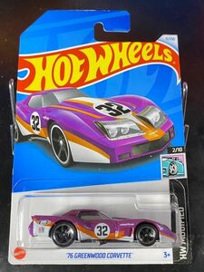 ホットウィール HOTWHEELS 76 GREENWOOD CORVETTE グリーンウッド コルベット 紫