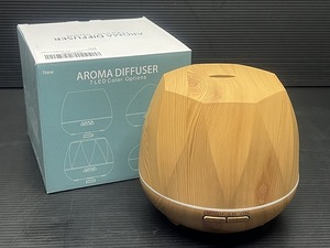 S2★【残りわずか】新品未使用品 アロマディフューザー 卓上加湿器 小型 コンパクト Humidifier 7LED／MIS-1814