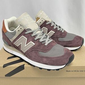 25cm 新品 ニューバランス イギリス製 576 ブラウン 希少 MADE IN ENGLAND 英国製 UK OU576PTY PTY 576PTY レア NEWBALANCE 茶 UK製