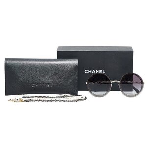 中古 シャネル ココマーク サングラス 4245 プラスチック Sランク ブラック CHANEL【送料無料】【三田店】