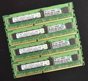 32GB (8GB 4枚組) DDR3L PC3L-12800R DDR3L-1600 REG 1Rx4 240pin ECC Registered Samsung サーバー MacPro向け (管:SA5901 x4s