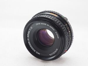 ★実用美品★ MINOLTA ミノルタ MD ROKKOR-X 45mm F2 ★動作OK★ @4869