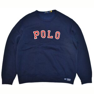 POLO RALPH LAUREN ポロラルフローレン ロゴスウェットシャツ トレーナー 現行タグ イエロータグ QR XLサイズ メンズ 710816969001 M969130