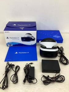 【中古品】SONY ソニー PlayStation プレイステーション VR 本体 ヘッドセット カメラ同梱版 PS4 PSVR CUH-ZVR2 通電OK
