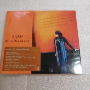 ZARD CD　初期盤　君とのDistance　帯付き　袋付き　レア 坂井泉水 送料 230円～ 