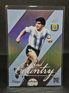 Diego Maradona マラドーナ 2017 Panini Nobility Soccer インサート And Country アルゼンチン Argentina