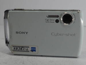 ★バッテリー欠品★動作未確認★ ソニー SONY Cyber-Shot DSC-T11 ホワイト ジャンク ＃A1810