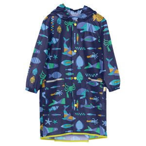 ☆ うみのいきもの ☆ M(100-120cm） ☆ ワールドパーティー W.P.C KIDS PONCHO WKR子供用レインポンチョ レインコート キッズ ランドセル