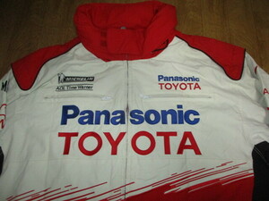 希少F1・Panasonic TOYOTA Racingパナソニックトヨタレーシング　防寒ジャケット　新同美中古　Lサイズ（LL相当）