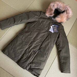 ★新品未使用★WOOLRICHウールリッチ★ダウン★ARCTIC PARKAアークティックパーカ★60/40クロス★Ｓ（9号Mサイズ相当）★カーキ