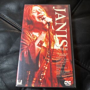 音楽ビデオテープ　THE WAY SHE WAS JANIS A FILM JANIS JOPLIN