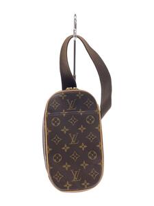 LOUIS VUITTON◆ポシェット・ガンジュ_モノグラム・キャンバス_BRW/-/BRW/総柄