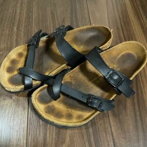 ビルケンシュトック BIRKENSTOCK 黒ブラック 37(240)マヤリ女性用ジャンク