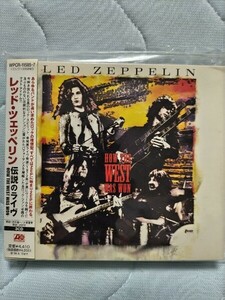 再値下帝王 LED ZEPPELIN/レッドツェッペリン歴史的正規ライヴ3CD【伝説のライヴ/HOW THE WEST WAS WON】国内盤