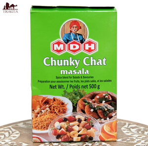 MDH インド料理 カレー チュンキー チャット マサラ スパイス ミックス Chunky Chat Masala 500ｇ 大サイズ (MDH)