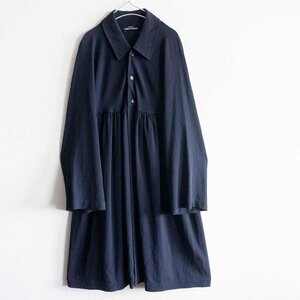 【90S】tricot COMME des GARCONS 【ギャザー ワンピース】90年代 ネイビー トリコ コムデギャルソン 2310009