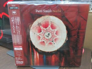 角3｜未使用！★CD/デジパック/初回限定盤★PATTI SMITH（パティ・スミス）｜（w/OBI）「トゥウェルヴ」