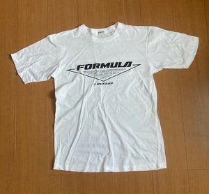 DUNLOP ダンロップ 半袖Tシャツ 白　サイズ　F（M相当）【中古】送料無料