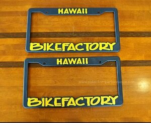 ハワイ BIKE FACTORY HAWAII/バイクファクトリーハワイ ナンバーフレーム イエロー