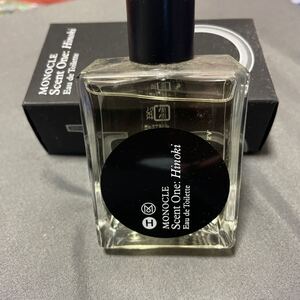 コムデギャルソン　COMME des garcons PARFUMS MONOCLE Scent One Hinoki ほぼ未使用