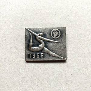 昭和40年 第20回国民体育大会 岐阜国体 記念品 ピンバッジ 記念章