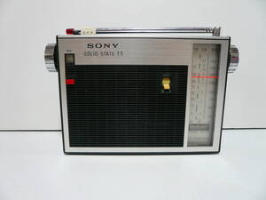 ★昭和レトロ SONY 3バンドラジオ TFM-110F SOLID STATE11 FM/SW/MW 短波