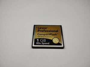 1GB　Lexar　Professional　CFカード　コンパクトフラッシュカード　フォーマット済み メモリーカード