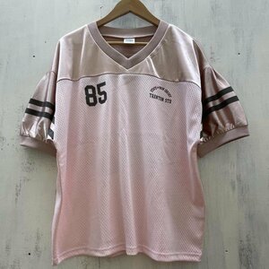 ロデオクラウンズワイドボウル 420HSI90-019V-1 NJ85 ナンバートップス フットボール Tシャツ Tシャツ FREE 桃 / ピンク