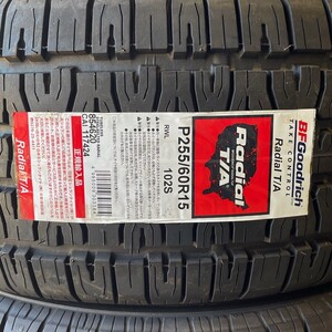 即納 最短当日発送→翌日お届け可 2023年製 新品 BFGoodrich Radial T/A P255/60R15 255/60R15 1本 ラジアルT/A 個人宅様OK 正規輸入品