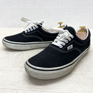 和483★ VANS ヴァンズ バンズ ローカット スニーカー シューズ カジュアル 26.5 ブラック メンズ