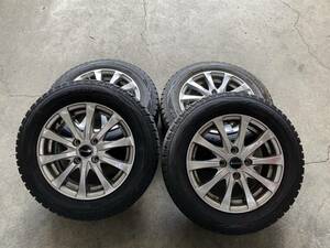 ★2017年製★バリ溝★ＤＡＮＬＯＰ　ＷＩＮＴＥＲ　ＭＡＸＸ　ＷＭ０１　165/70R14★14×5.5J +50　PCD100★コンパクトカー等に等★